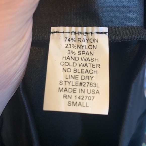 Chi Chi Black Vegan Leather A-line Skirt Small - Picture 5 of 5